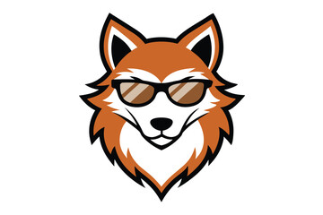 wolf head mascot vector