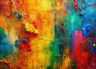 Fototapeta premium Abstract Grungy Painted Canvas Texture Closeup for Fashion Photography Background