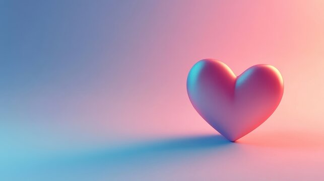 Vibrant Heart: A Captivating Reflection of Love and Emotion