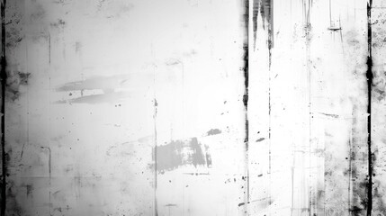 Abstract grunge texture with black and white vertical lines and splattered paint