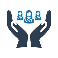 Doctor protection icon