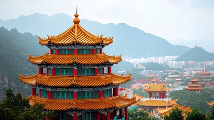 Naklejka premium travel in china