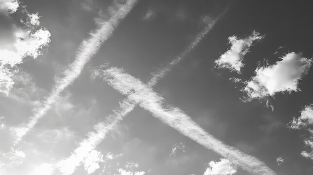 Sky Writing Biplane in US Politics: Vote Campaign for Election