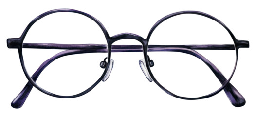PNG Black Eye Glasses glasses black white background.