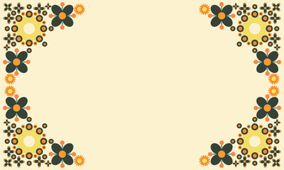 beautiful flower petal background with copy space