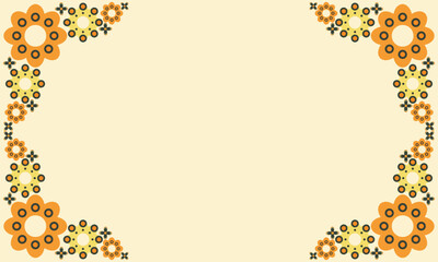 beautiful flower petal background with copy space