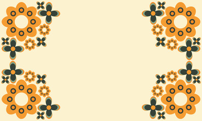 soft color beautiful flower petal background with copy space