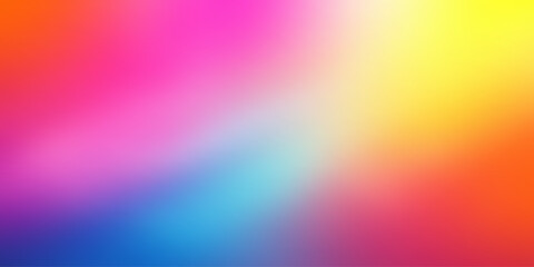 Vibrant Rainbow Gradient Vector Design. Abstract Colorful Blurry Background.