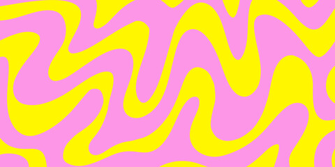 Psychedelic trippy y2k retro background vector design. Groovy abstract hippie pattern. Cool geometric wave texture.