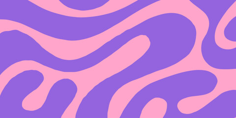 Psychedelic trippy y2k retro background vector design. Groovy abstract hippie pattern. Cool geometric wave texture.