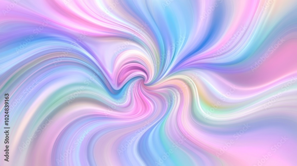 Poster soft pastel swirl abstract background design