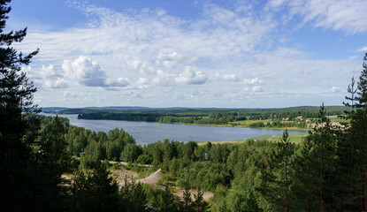 Finnish summer landscape in Hollola