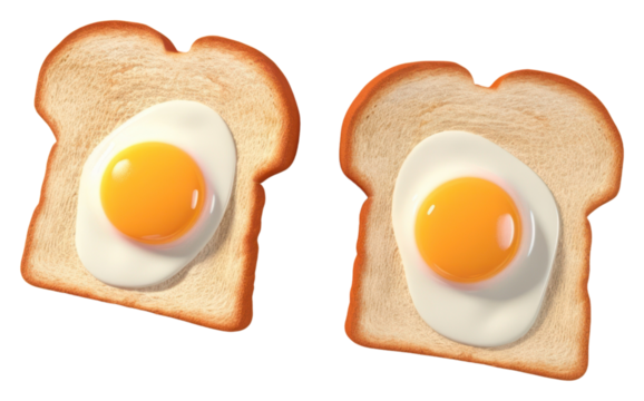 PNG Egg bread toast food.