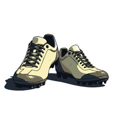 vector converted image of a soccer shoes.