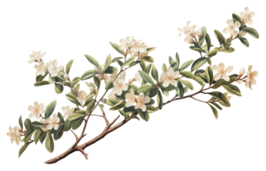 PNG Wax myrtle blossom flower plant.