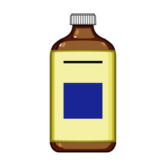 aromatherapy essential oil bottle cartoon. diffuser fragrance, natural organic, therapeutic blend aromatherapy essential oil bottle sign. isolated symbol vector illustration