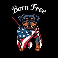 Born Free T-shirt Design T-shirt Design