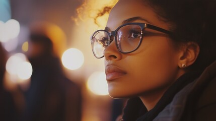 A depiction of a diverse panel discussion addressing the importance of representation in modern society