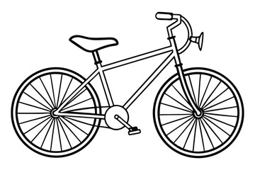 bicycle line art 
