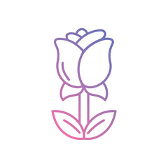 Rose vector icons stock illustration