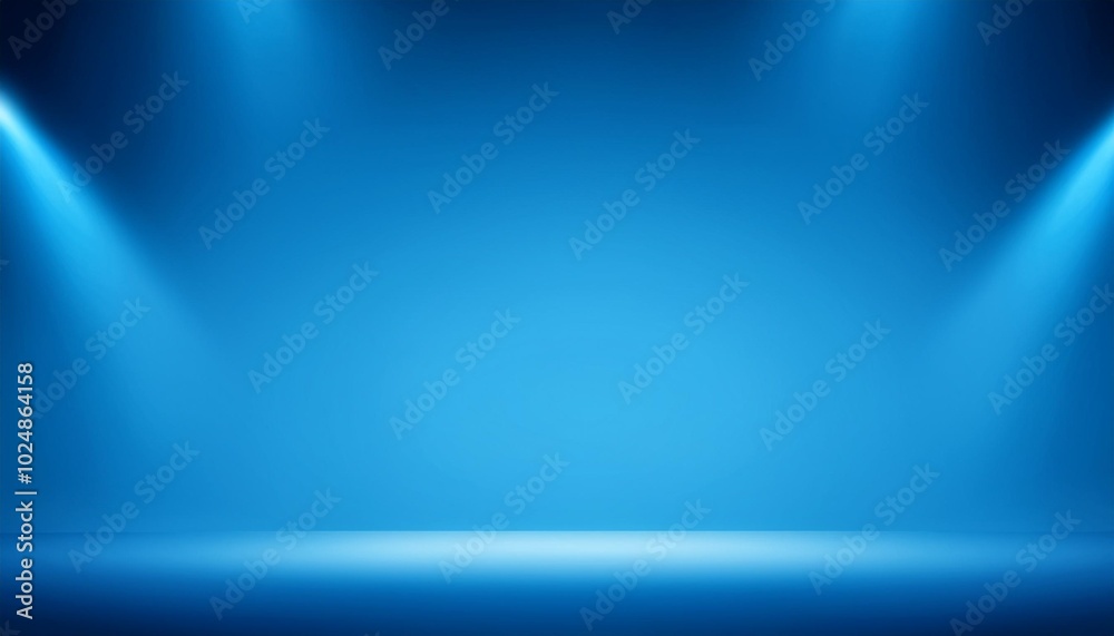 Wall mural blue background abstract design have empty space