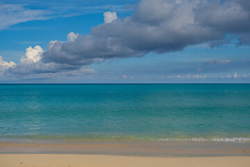 Tropical paradise Caribbean white sandy beach laguna luxury resort refuge hideaway getaway Bermuda island for deluxe dream holiday vacation picturesque landscape seascape scenery