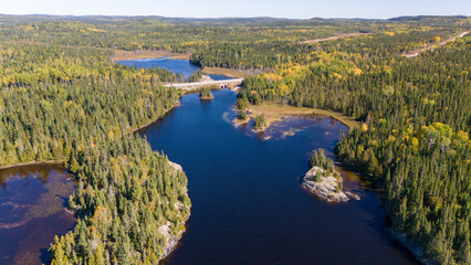 Fototapeta premium Fall in Northern Ontario, Canada