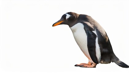 Naklejka premium penguin isolated background generative ai