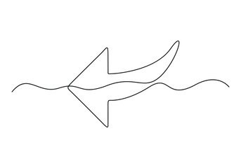Obraz premium Arrow pointing right, continuous one line drawing vector. Single line Arrow pointing right, vector background. Arrow pointing right, icon. Continuous outline of a Arrow pointing right