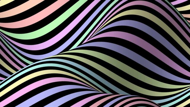 Abstract striped lines geometry multicolor background.