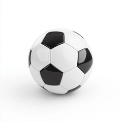 Fototapeta premium soccer ball, white background