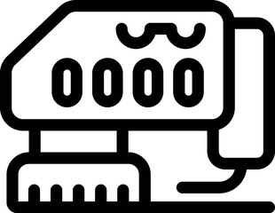 Electric floor polisher cleaning a floor using rotating brushes