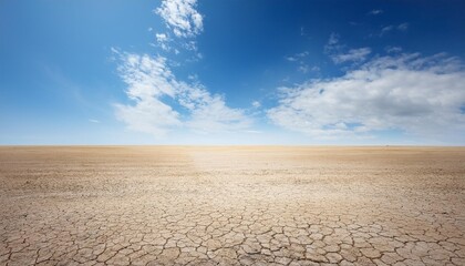 Fototapeta premium empty ground and blue sky
