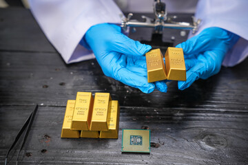 Gold extraction experts to separate precious metals from e-waste, separating precious metals from...