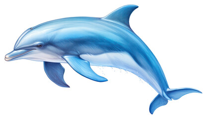 Fototapeta premium PNG Dolphin animal mammal fish.