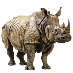 Obraz premium rhino isolated on white