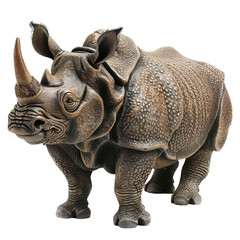 Fototapeta premium rhino isolated on white