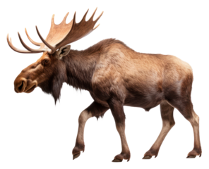 PNG Moose wildlife animal mammal.