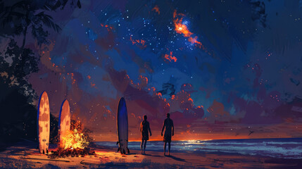 A surfer riding ocean waves, embracing freedom and adventure.