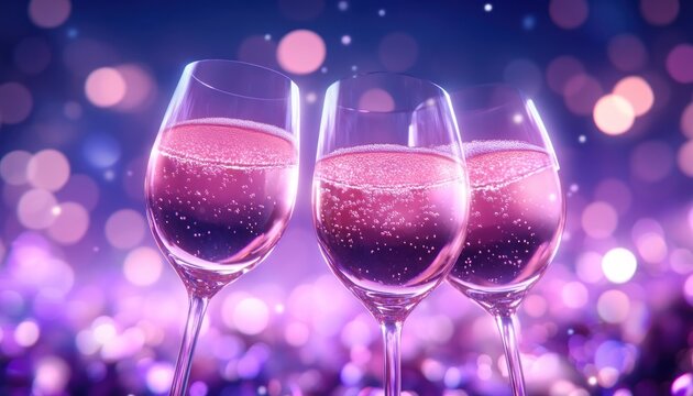 Cheers to the Holidays Festive Group Selfies with Wine Glasses Raised High, Capture the Joy of the Season with Friends and Family