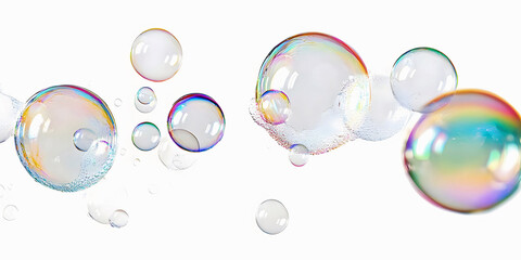 background with bubbles, ai generated.