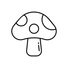 Mushroom vector icons stock illustration