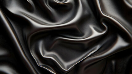 Obraz premium Black Leather Texture Abstract Background