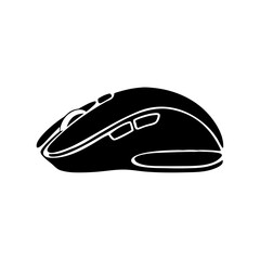  Vector Illustration of Modern Wireless Computer Mouse for Tech and Gaming Design