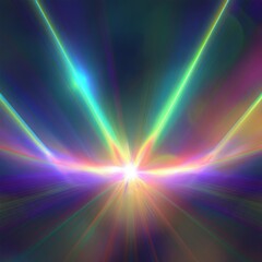 crystal light leak effect for photo overlay prism lens flare bokeh abstract with glow colorful and...