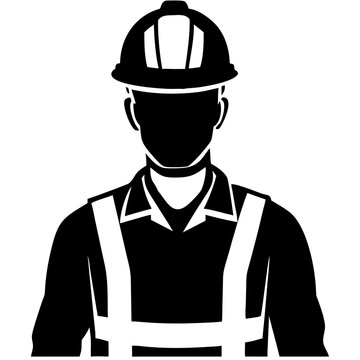 recommend clip art:  Construction Worker Silhouette in Safety Gear Vector Illustration
