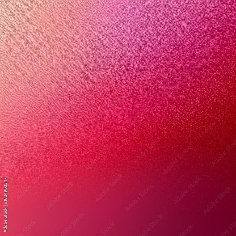 Wall mural pink and red gradient background with grainy texture