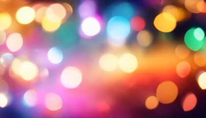 Fototapeta premium abstract colorful background with bokeh lights and rainbow color lens flare