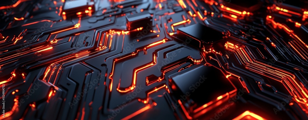 Poster This digital background is suitable for tech processes, neural networks, stocks, data transfers, data encryption, sound and graphic presentations, science, and education, among others.