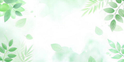 Fototapeta premium green leaves background